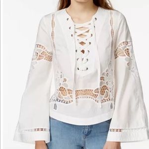 Free people lace blouse