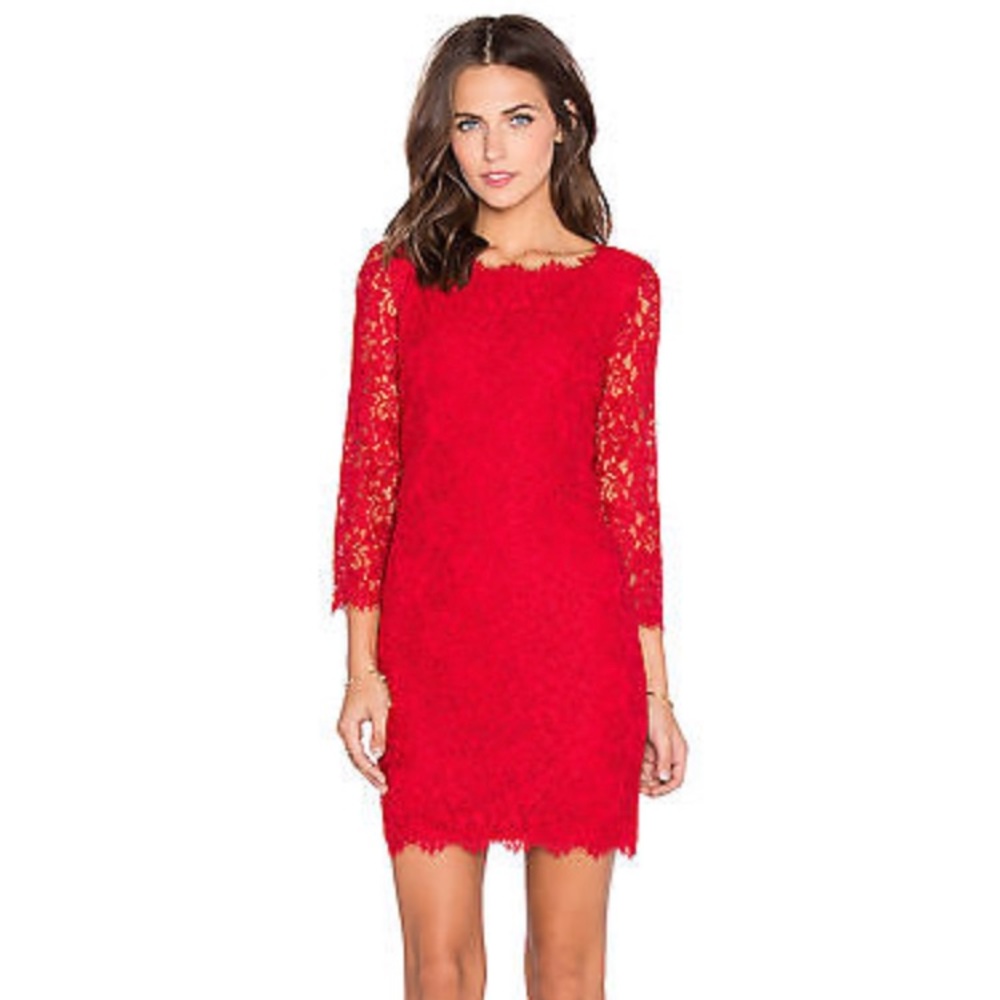 Sold on eBay! DVF Zarita Lace Dress - Picture 1 of 3