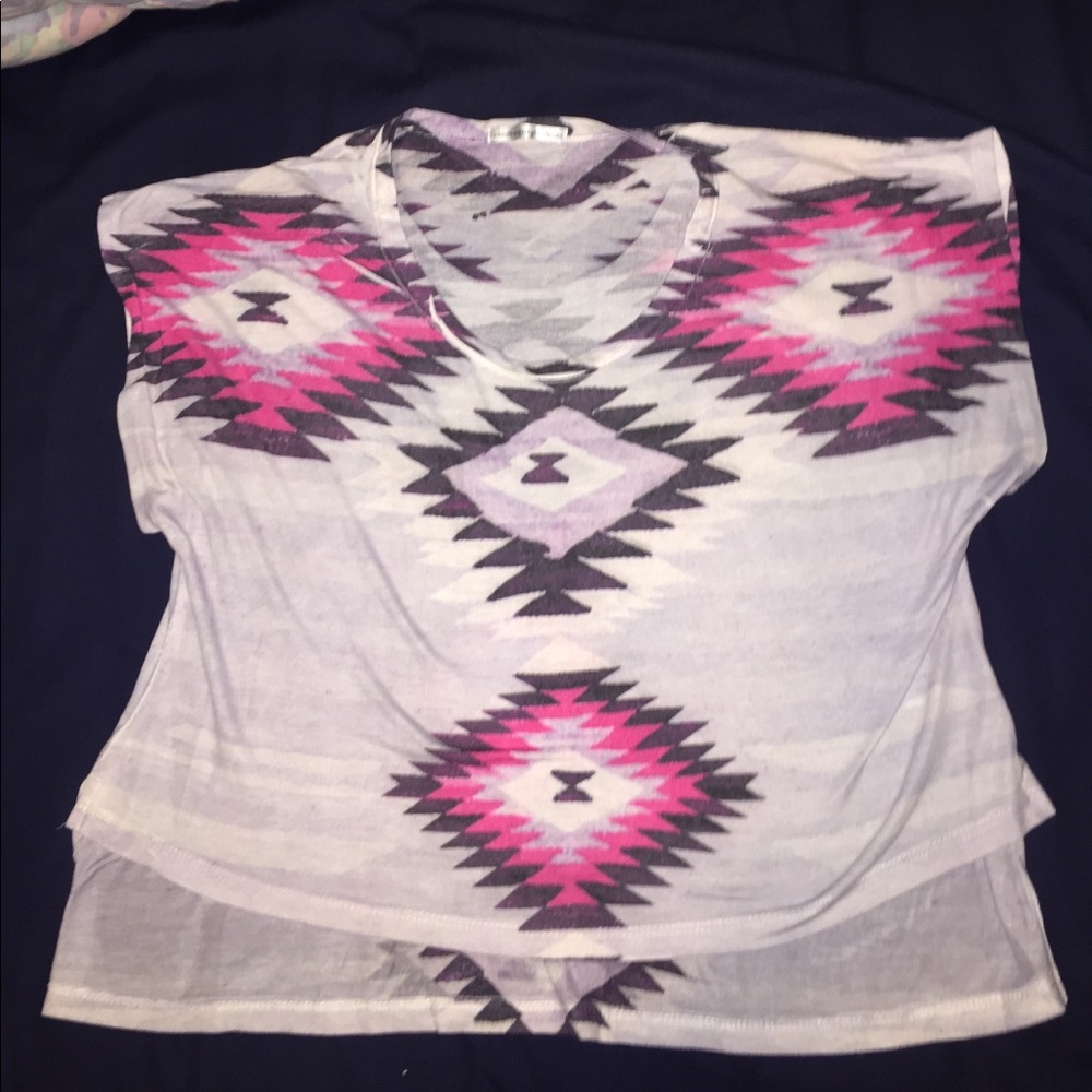 Tribal crop top