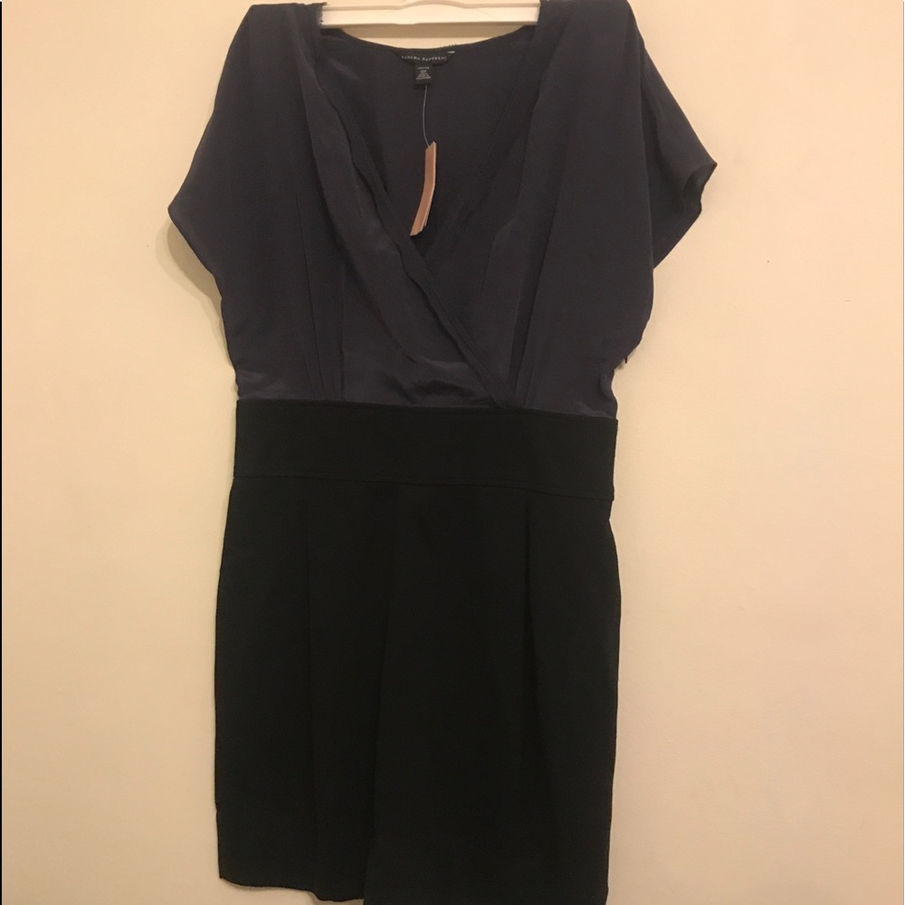 Banana republic black and navy dress