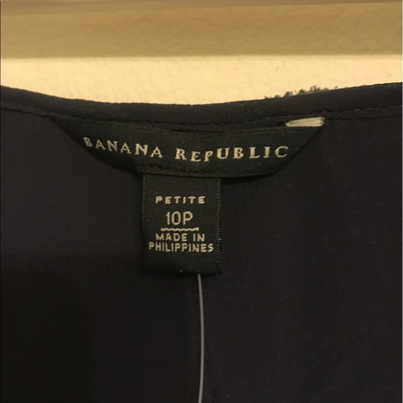 Banana republic black and navy dress - Picture 3 of 4