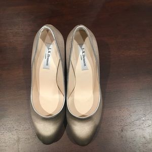 LK Bennett Satin heels nude