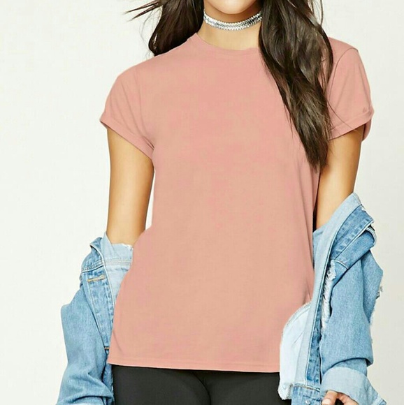 Pink Cuffed Tee Shirt! - Picture 1 of 4