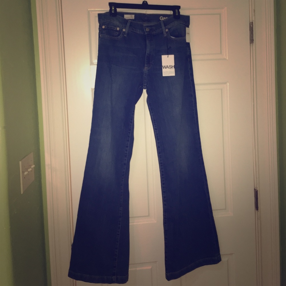 authentic flare gap jeans