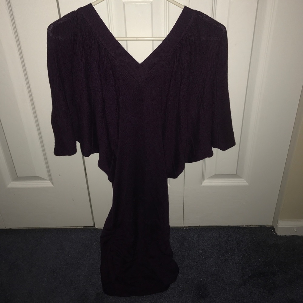 Long Purple Sweater