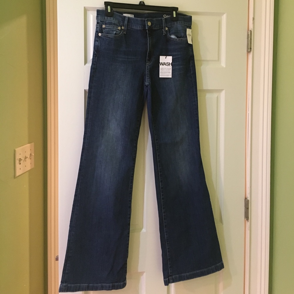 authentic flare gap jeans