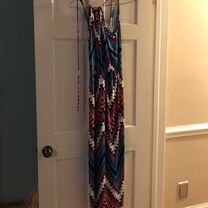 Luxe brand NWT tribal print maxi. Size Medium