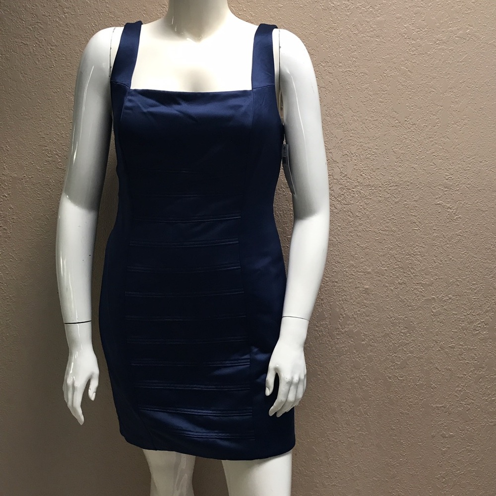 NWOT-Dress-American Living Large - Blue- Lined