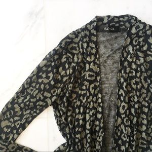 NWOT "Havana" leopard print cardigan