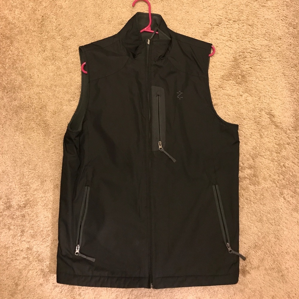 Izod Reversible Black Vest