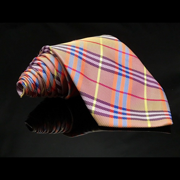 Burberry Other - SIGNATURE Burberry London Color Striped Silk Tie