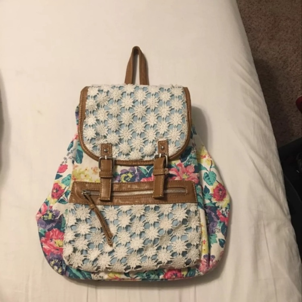 Floral backpack