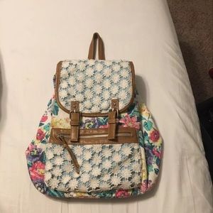 Floral backpack