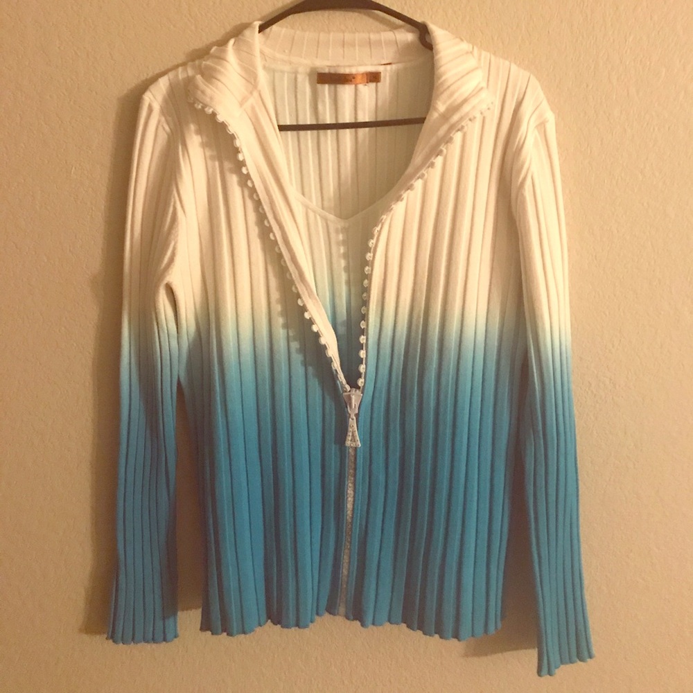 Tank top with matching bling zip up