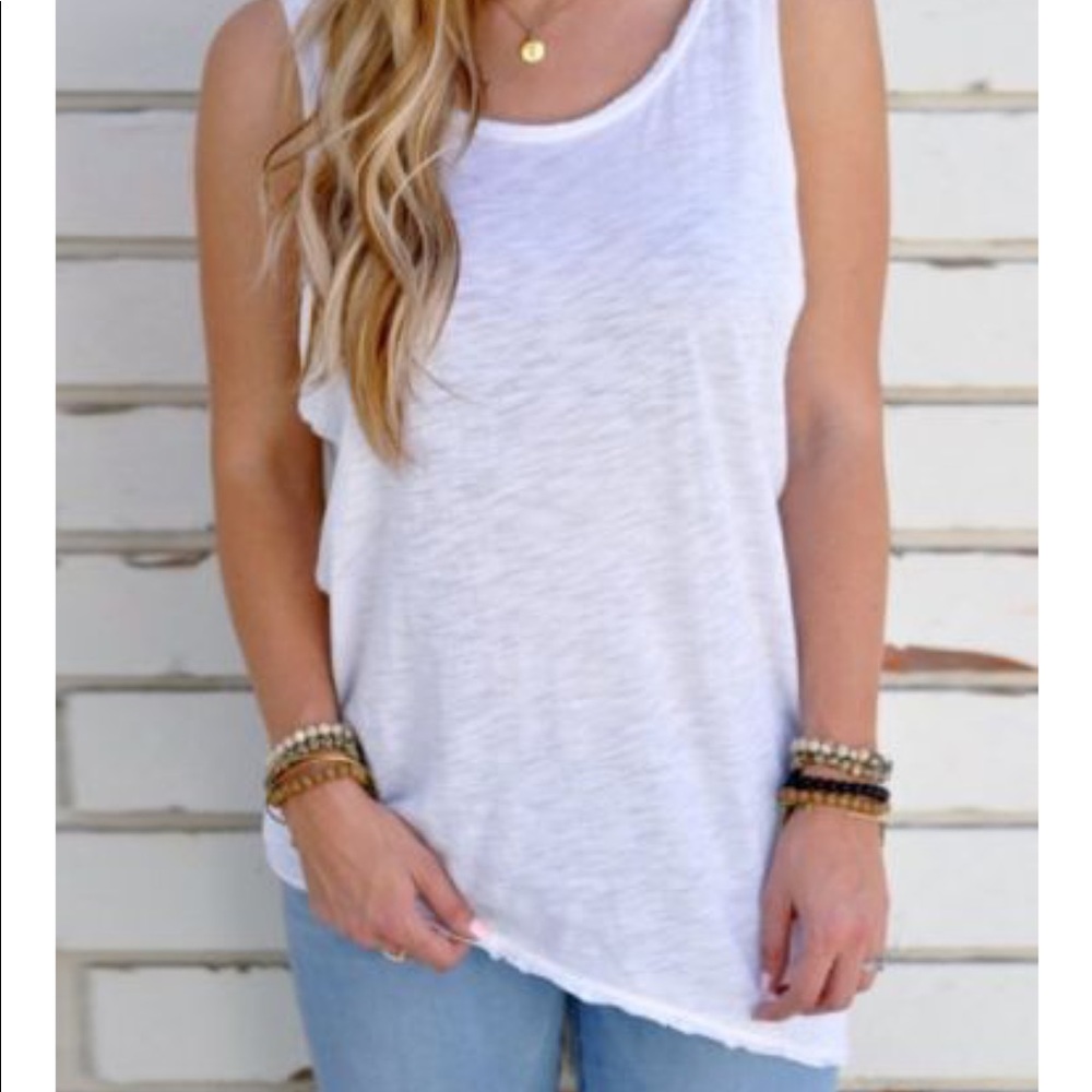 The Dani Open back asymmetrical cotton top - Picture 4 of 4