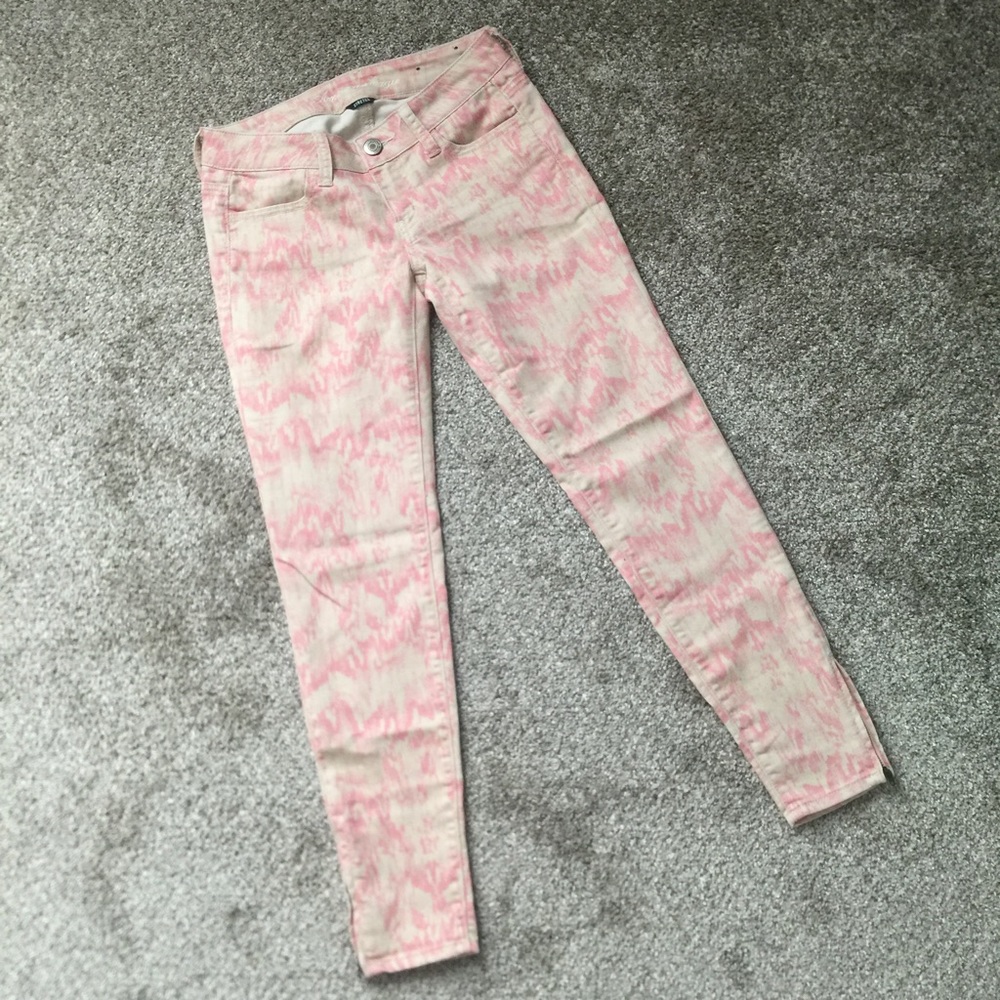 NWOT AE Ankle skinny jeans w/zipper detail