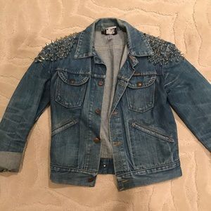 The Ragged Priest Vintage Studded Jean Jacket