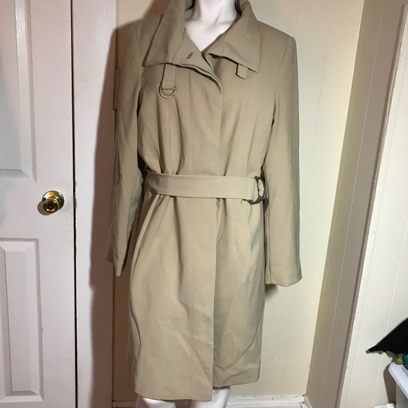 Calvin Klein Jackets & Blazers - New calvin klein beige trench coat size large