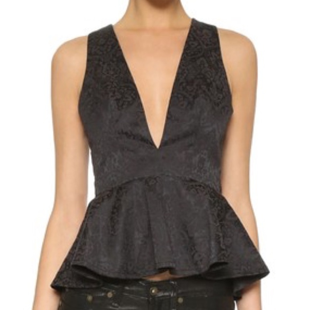 Lovers + Friends Bloom Blouse in Black. ON SALE!!!
