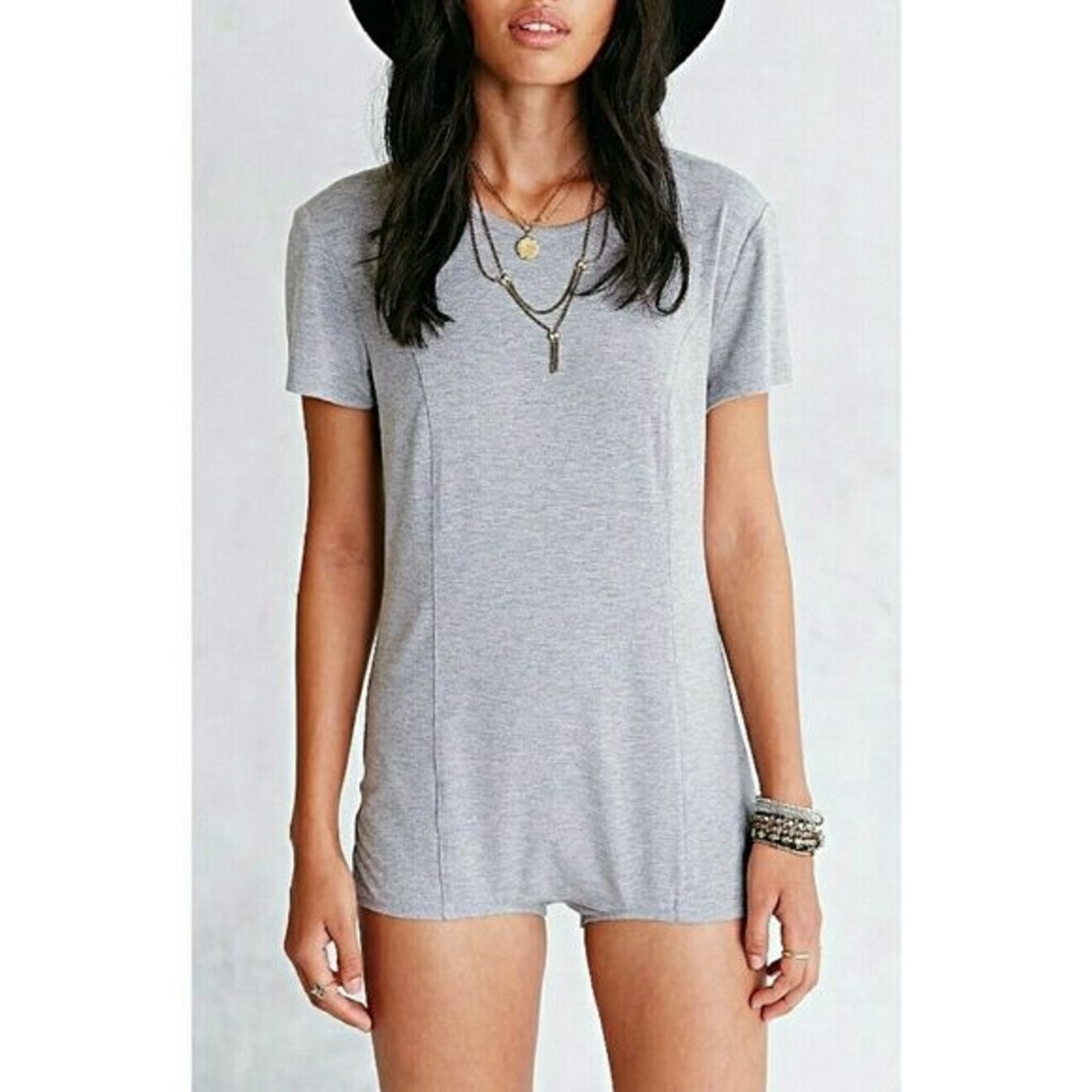 Urban Outfitters Grey Tee Romper