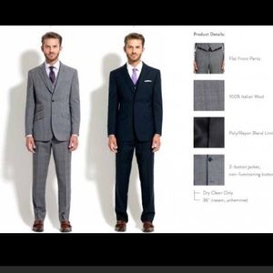 3 piece wool suit