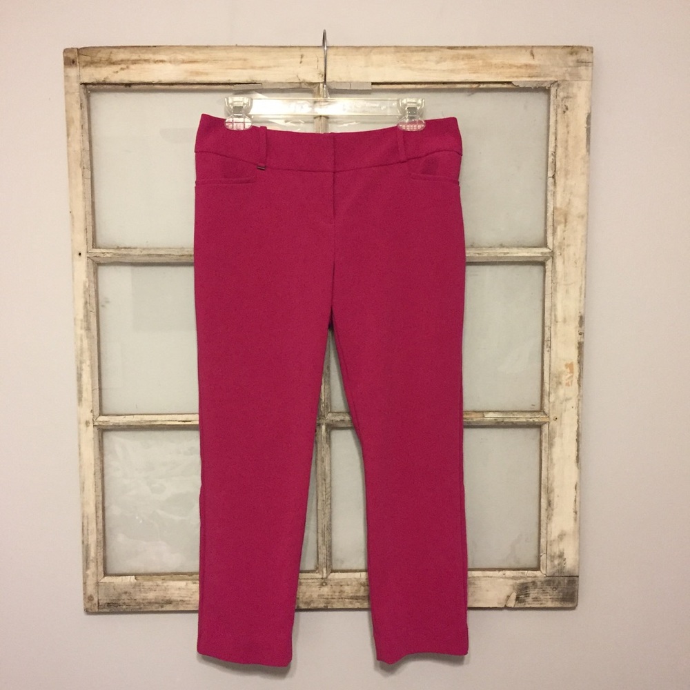 Pink ankle pants