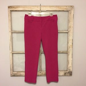 Pink ankle pants