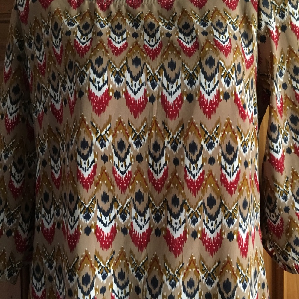 Pink Owl Fitted Dress Fall Small S Zippered - Picture 2 of 5