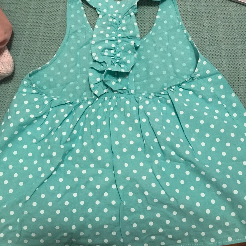 Boutique Tank with Ruffled Back