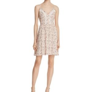 Aqua floral cami crochet dress