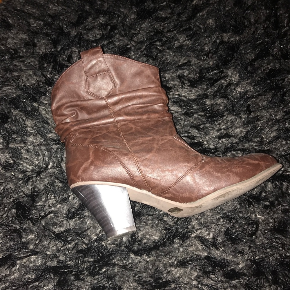 Pierre Dumas Heeled Cowgirl Brown Boots