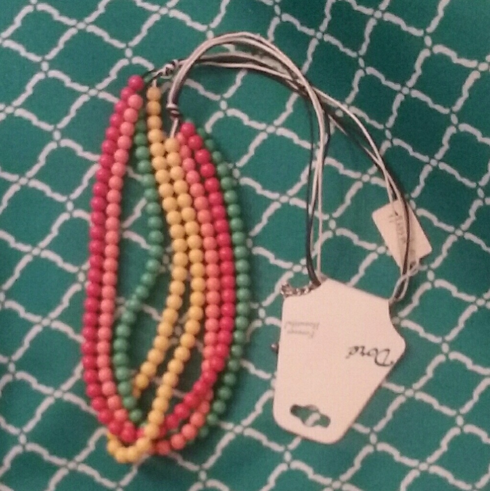 Multi color necklace NWT