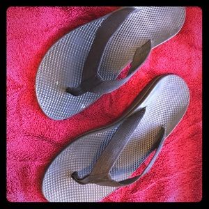 Women's Chaco flip flop black size 12