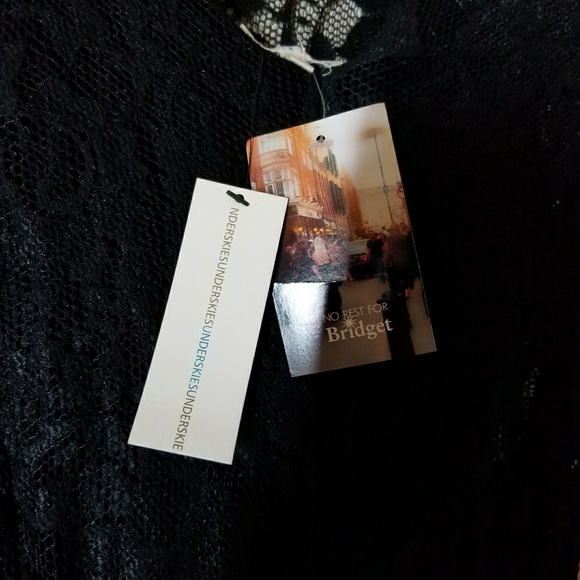 Anthropologie Black Lace Mini - Picture 3 of 4