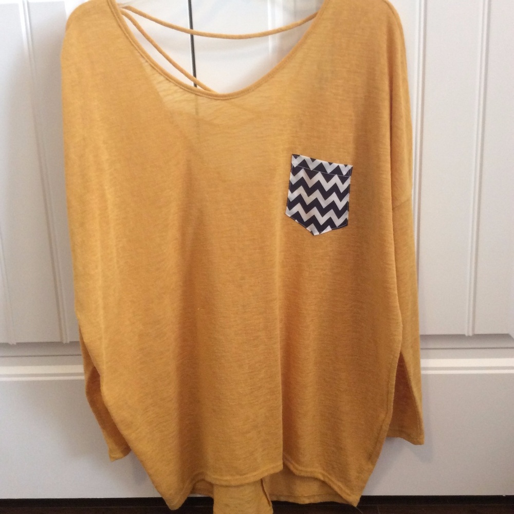 Moa Moa Mustard Top