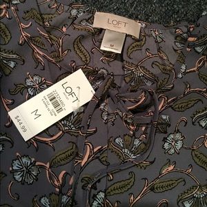 LOFT loose peplum top