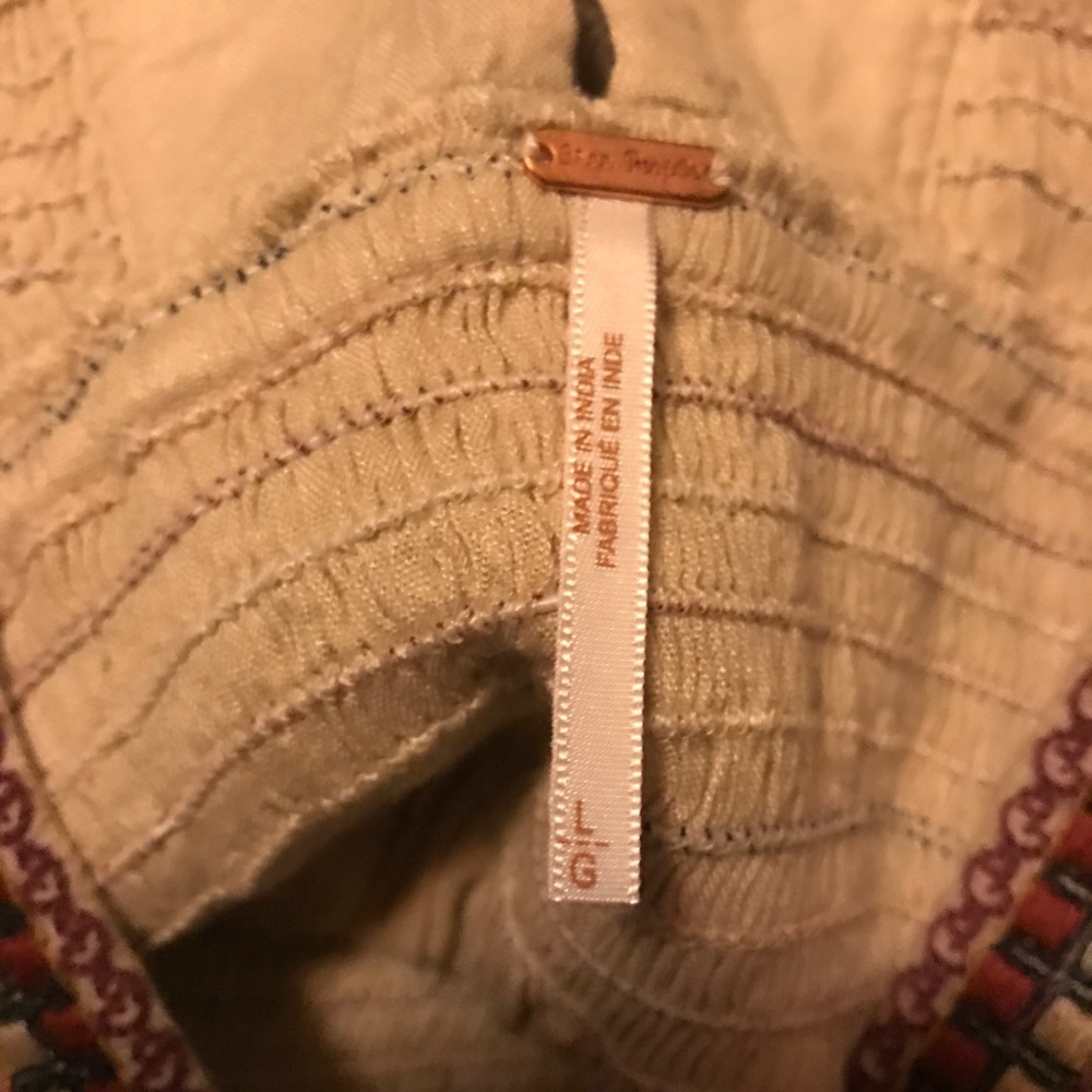 ββπHPπ FREE PEOPLE cream crochet maxi EUC - Picture 4 of 5