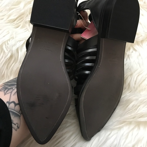 SOLD  Zara strappy gladiator booties - Picture 2 of 4