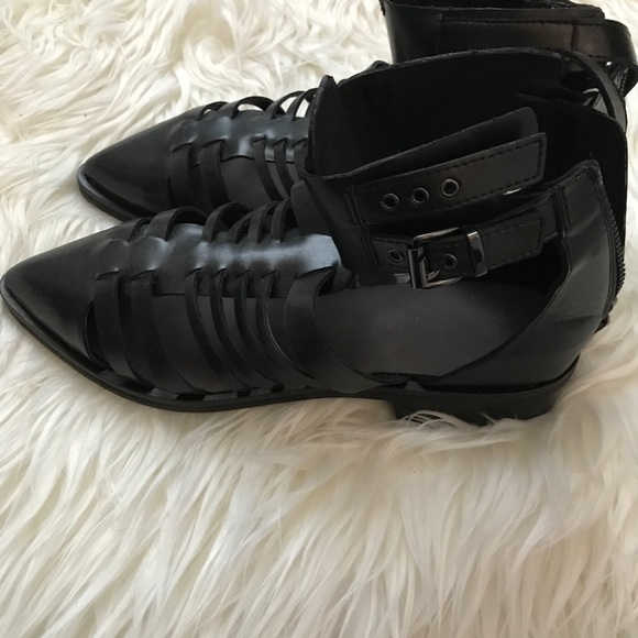 SOLD  Zara strappy gladiator booties - Picture 3 of 4
