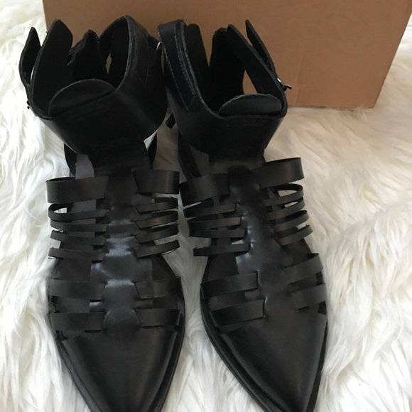 SOLD  Zara strappy gladiator booties - Picture 4 of 4