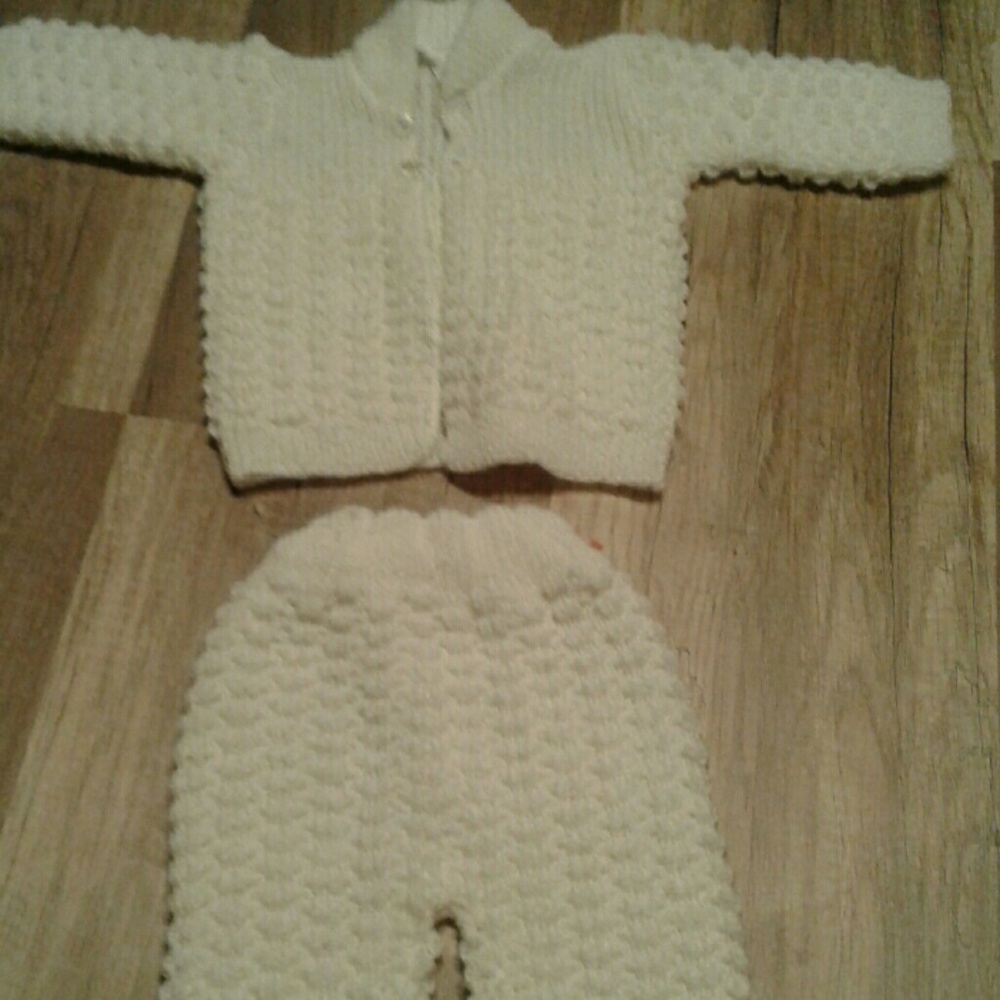 Two piece knit set