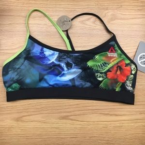 Reebok Tropical Pattern Crossfit Bra M