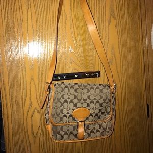 Authentic Coach Cross Body Messenger Bag