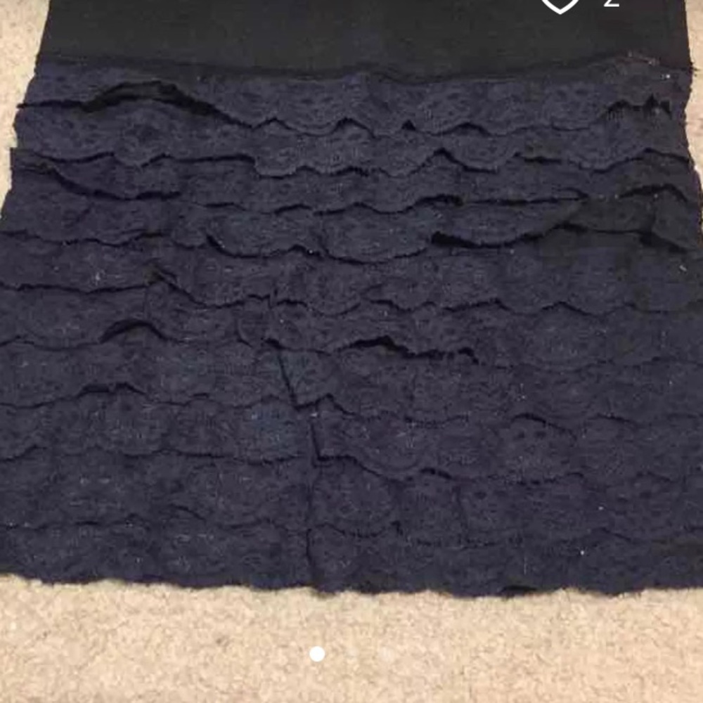 Black pencil skirt
