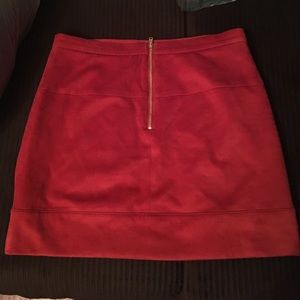 Bebe suede skirt