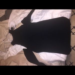 Abercrombie and Fitch Black Open-Shoulder Dress