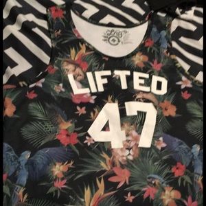 lrg floral tank top
