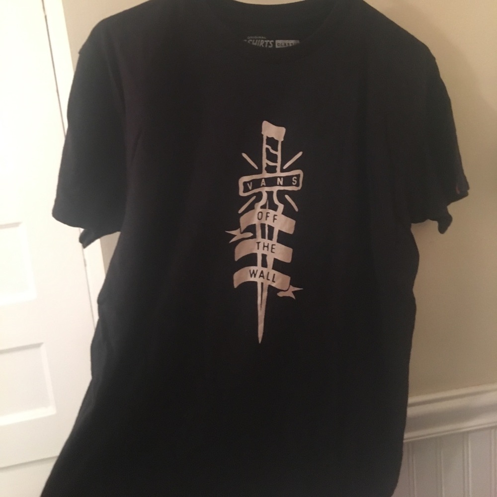 Vans black tshirt