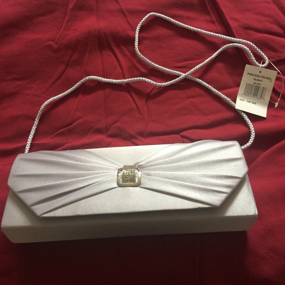 NWT white cocktail purse
