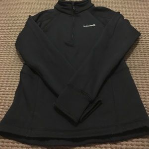Avalanche Black Quarter Zip Fleece Lined Jacket